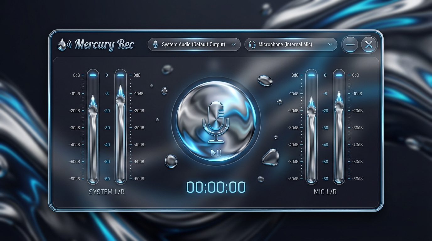 Mercury Rec - System Audio Recorder